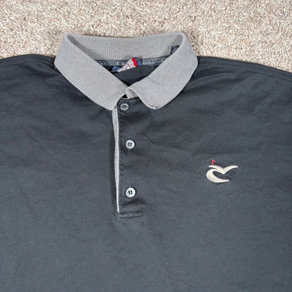 Como‎ Sport Golf Polo Shirt Embroidered Logo Short Sleeve Mens XL